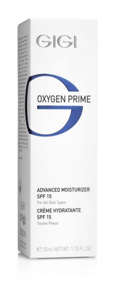 GIGI - OXYGEN PRIME – ADVANCED MOISTURIZER SPF 15 - Овлажняващ флуид SPF 15 . 50 ml